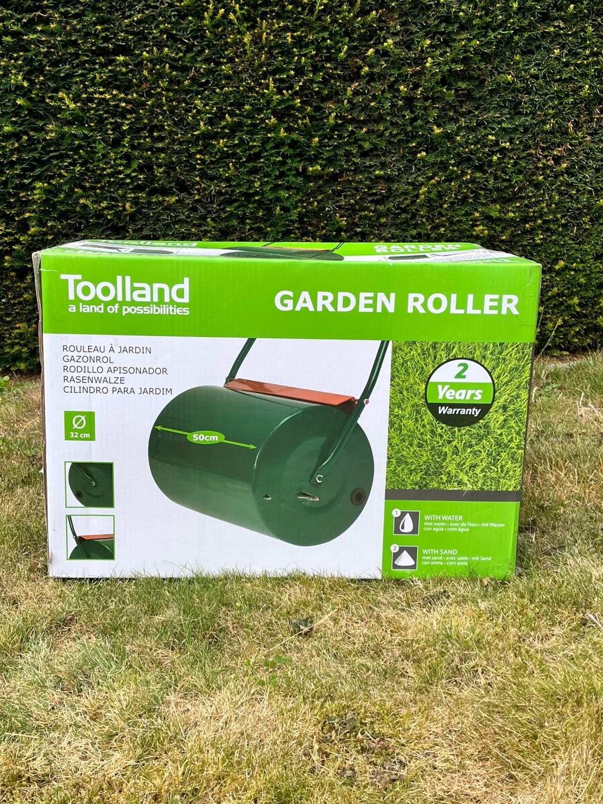 NIEUW! Toolland Gazon roller, Enlèvement, Neuf