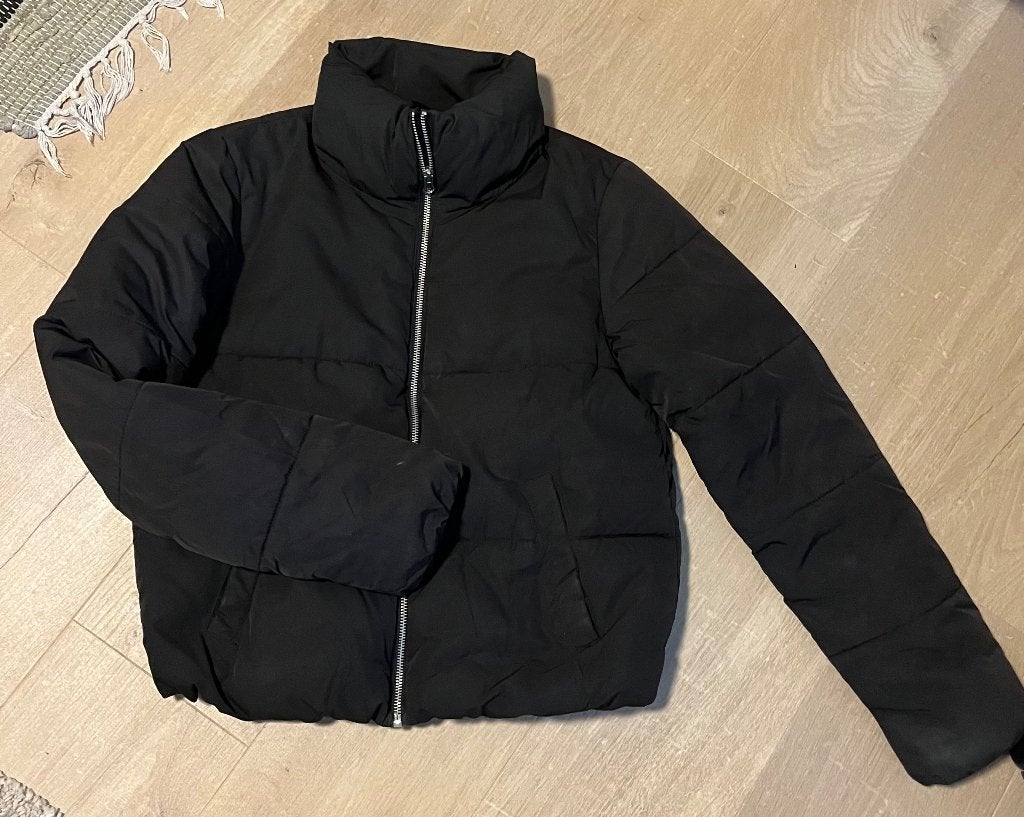 Winterjas zwart maat S, Kleding | Dames, Jassen | Winter, Verzenden, Zo goed als nieuw, Maat 36 (S), Zwart