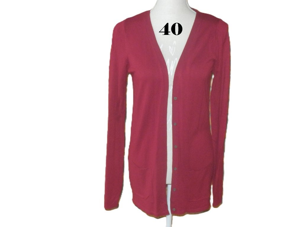 (87)- gilet femme t.L rouge - pull&bear -, Kleding | Dames, Truien en Vesten, Maat 38/40 (M), Ophalen of Verzenden, Pull&bear
