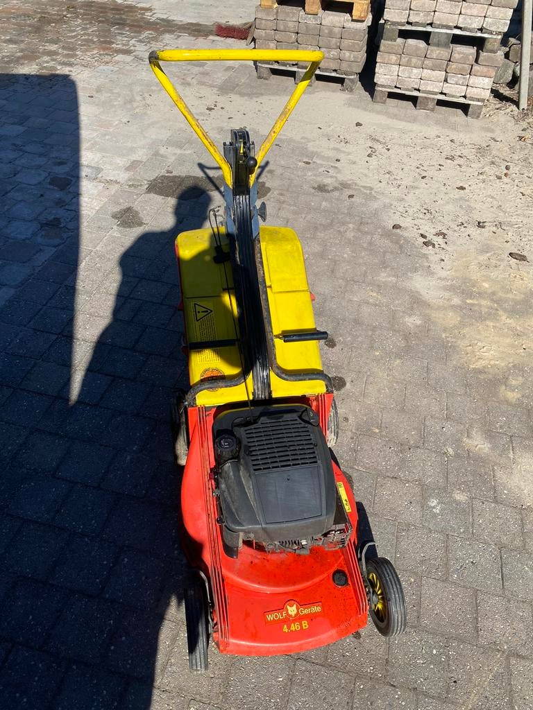 Grasmachine wolf geräte, Tuin en Terras, Ophalen, Zo goed als nieuw