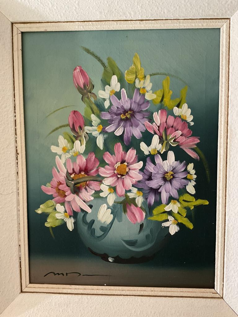 Vintage Robert Cox olieverf, Ophalen