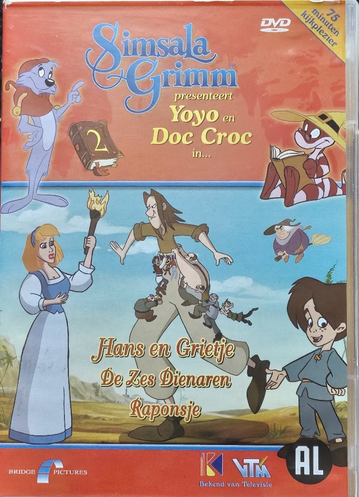 Simsala Grimm Sprookjes, Cd's en Dvd's, Tekenfilm, Nederlands, Zo goed als nieuw, Ophalen of Verzenden