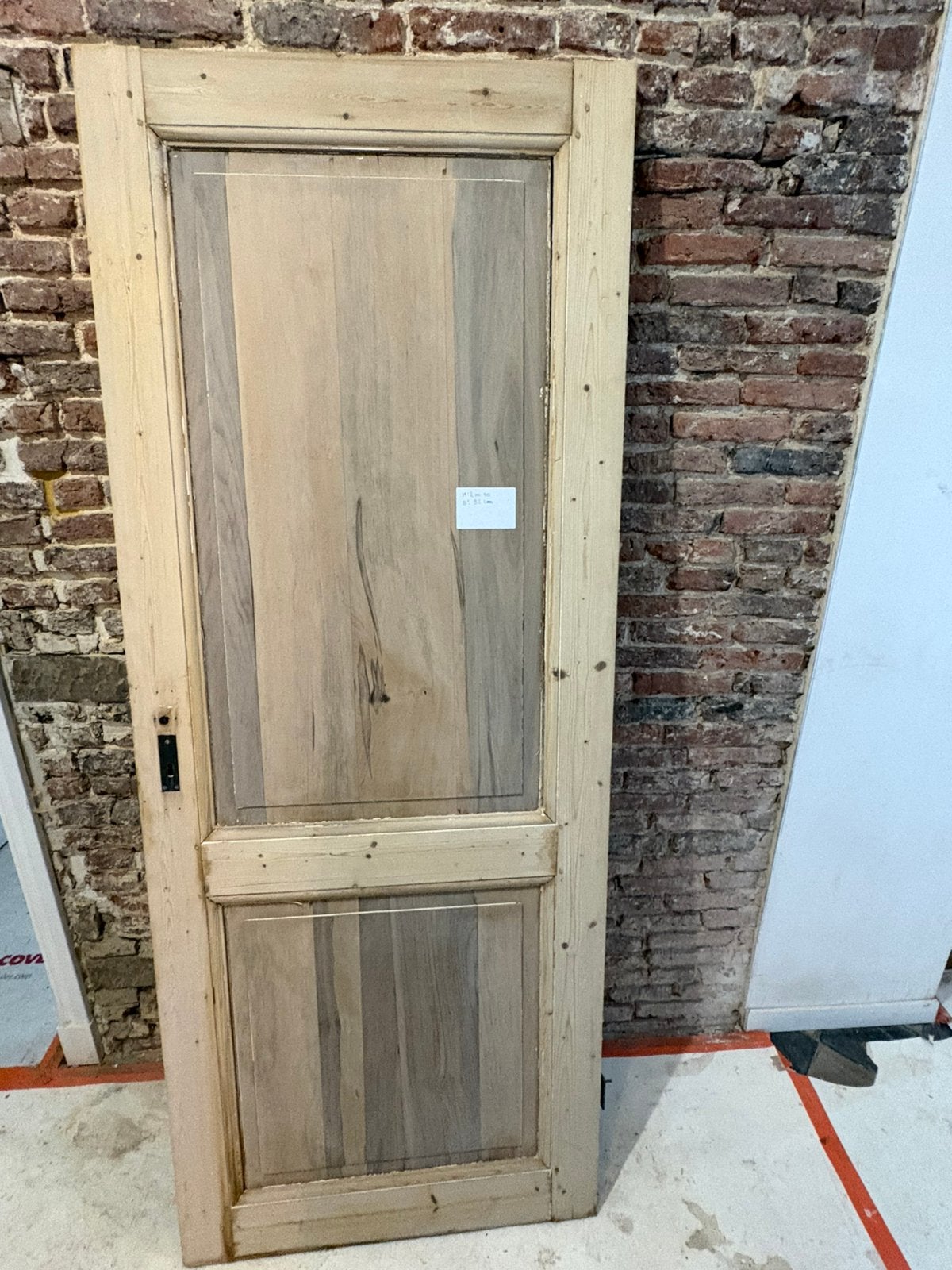 Houten deur., Doe-het-zelf en Bouw, Ophalen, Gebruikt, 80 tot 100 cm, 200 tot 215 cm