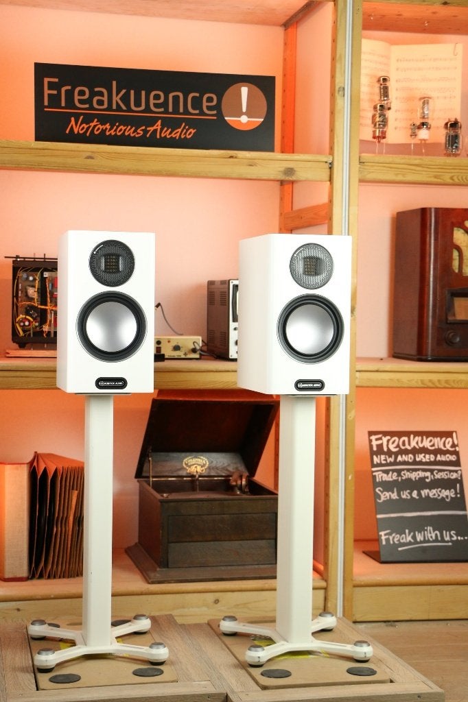 Monitor Audio Gold 100 5G TRADE.INRUIL Ribbon*, Audio, Tv en Foto, Luidsprekerboxen, Ophalen of Verzenden, Zo goed als nieuw, 60 tot 120 watt