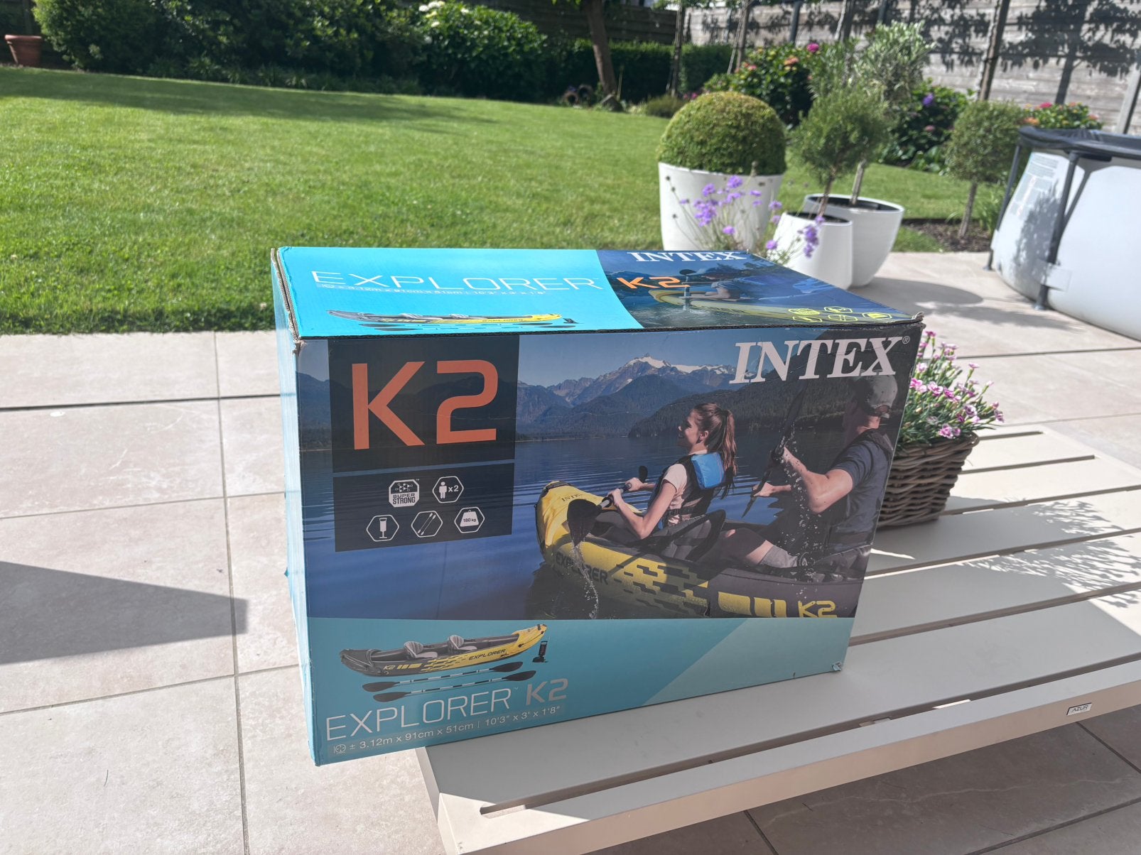 Kano Explorer k2 intex, Ophalen, Opblaasbaar, Nieuw, Twee personen