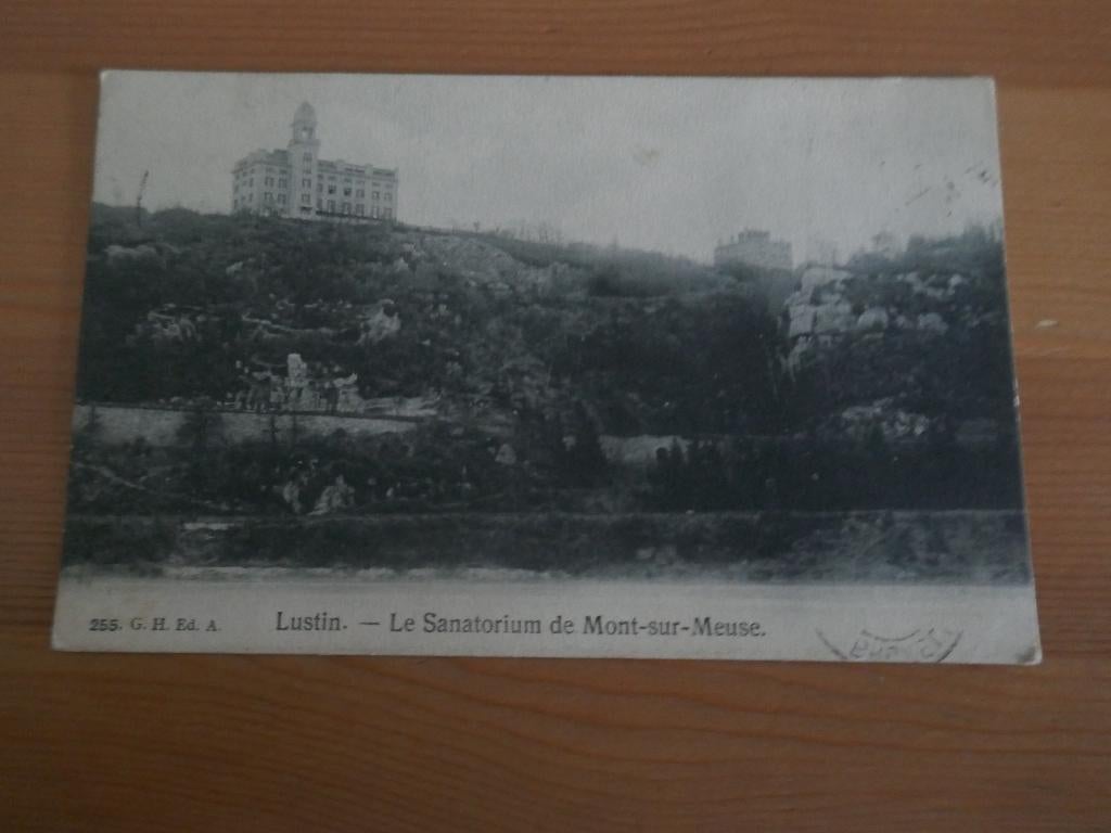 lustin le sanatorium de mont sur meuse, Verzamelen, Ophalen of Verzenden, Gelopen, Namen