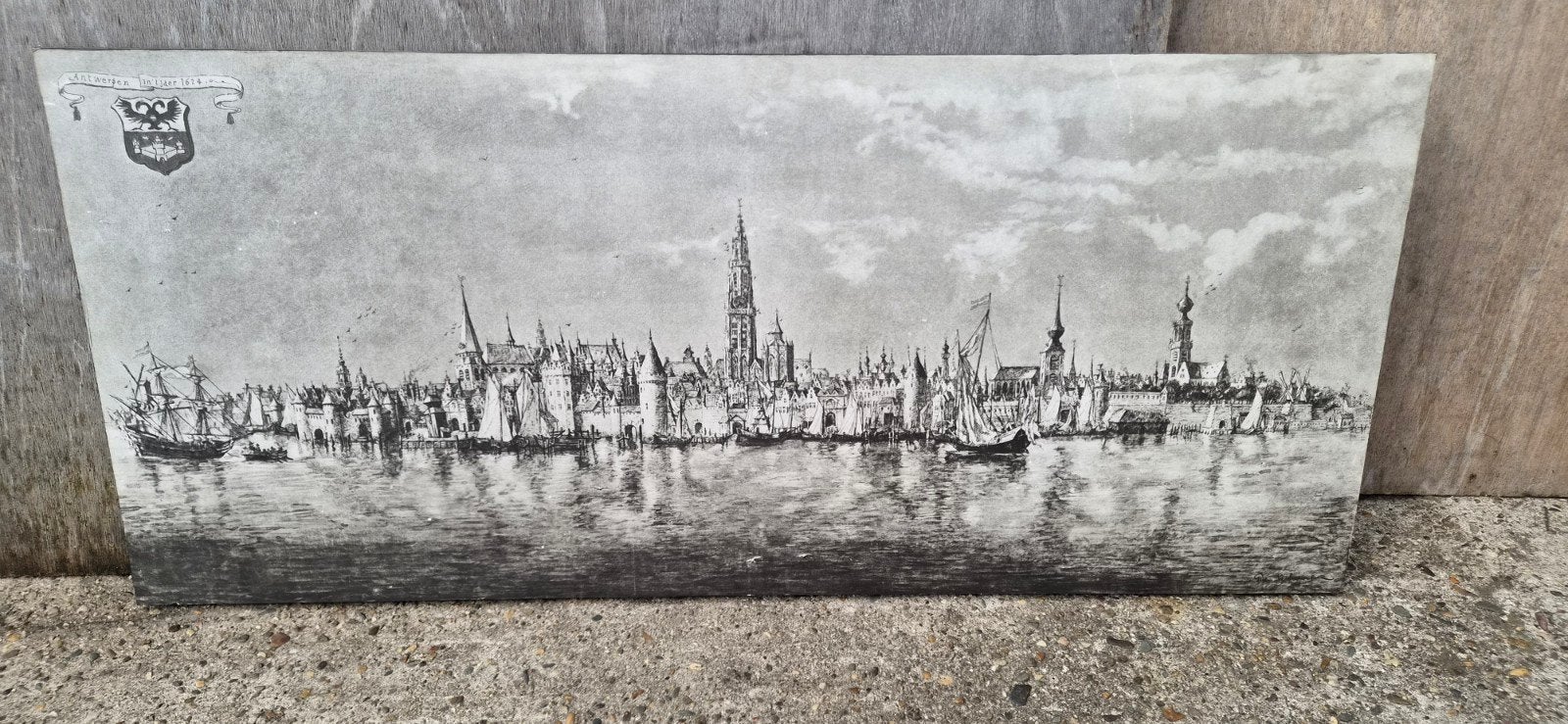 Antwerpen 1624 naar Piet Verhaert op hout, Enlèvement