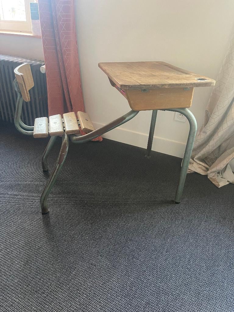 Ancien bureau d'écolier, Maison & Meubles, Bureaux, Autres marques, Bureau d'écolier, Vintage, Utilisé