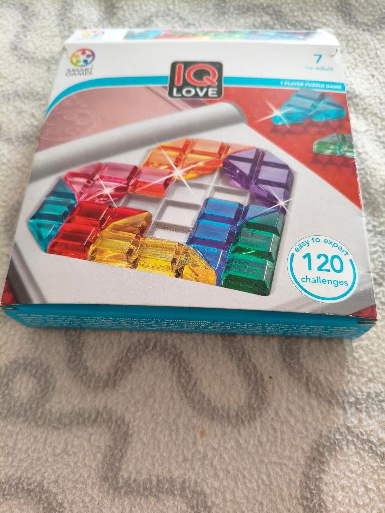 Braingame IQ love, Ophalen, Zo goed als nieuw, Rubik's of 3D-puzzel