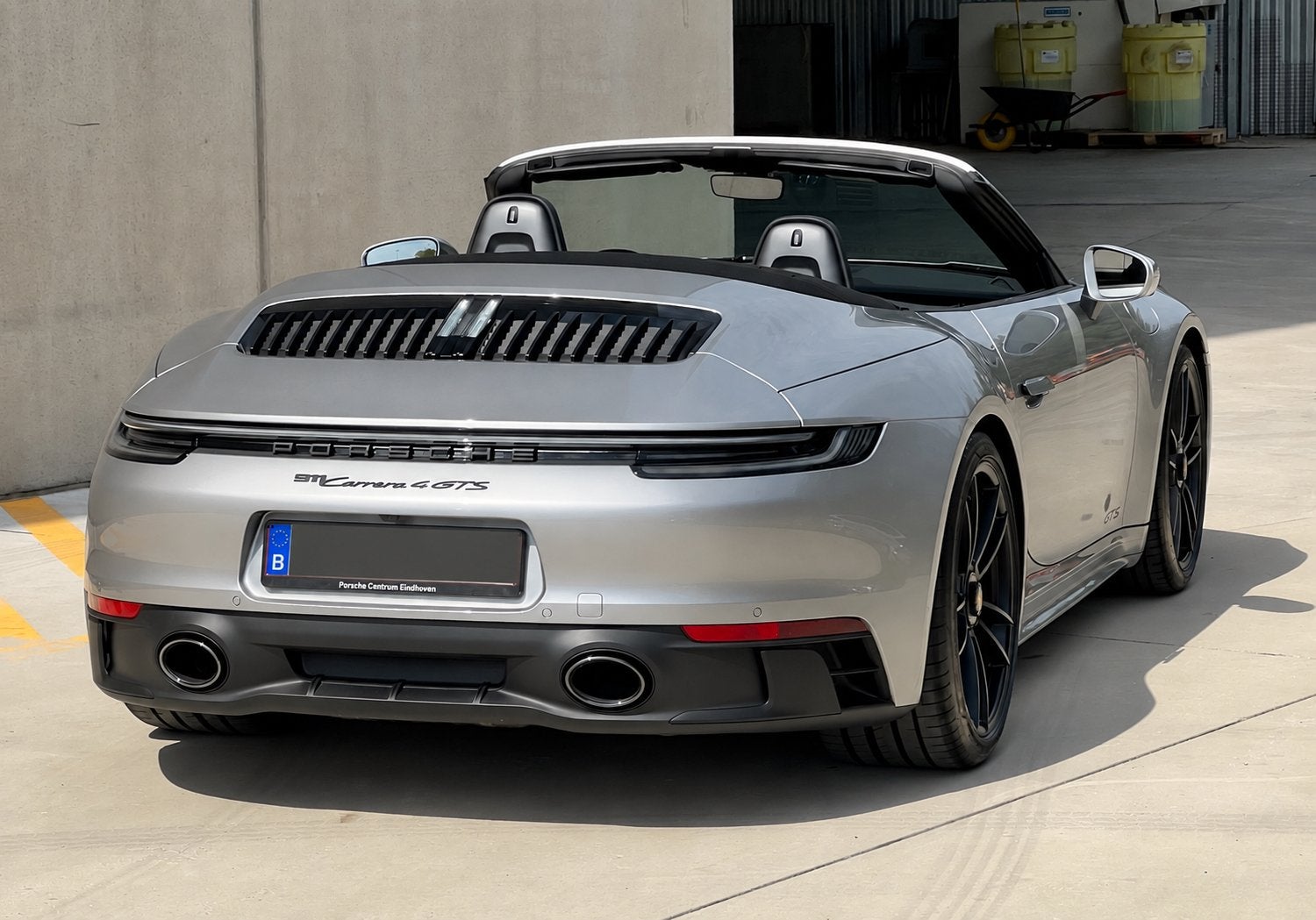 Porsche Carrera 4GTS CABRIOLET, Autos, Cuir, Argent ou Gris, Achat, Euro 6