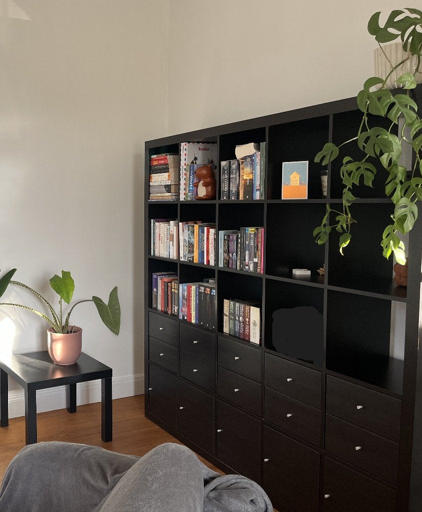 KALLAX vakkenkast IKEA, Ophalen, 150 tot 200 cm, Met lade(s), Zo goed als nieuw