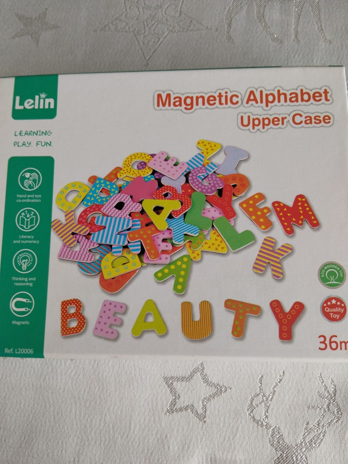 Boîte de jeu Lelin Magnetic Alphabet, Enlèvement