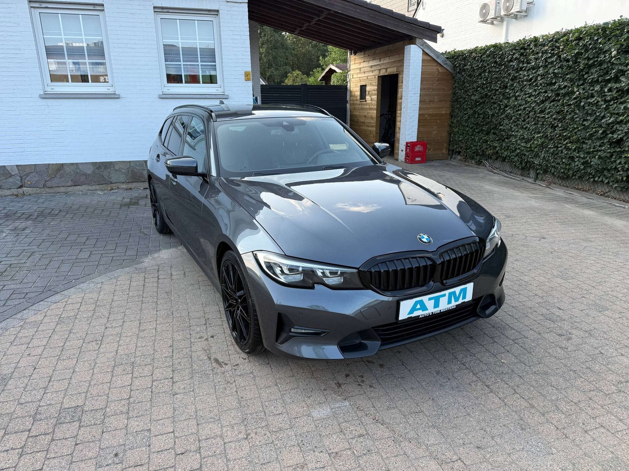 BMW 3 Serie 318 Touring 318 dA MHEV M Sport/Leder/pdc V&A/Bl, Auto's, BMW, Achterwielaandrijving, 4 cilinders, 136 pk, Lichtsensor