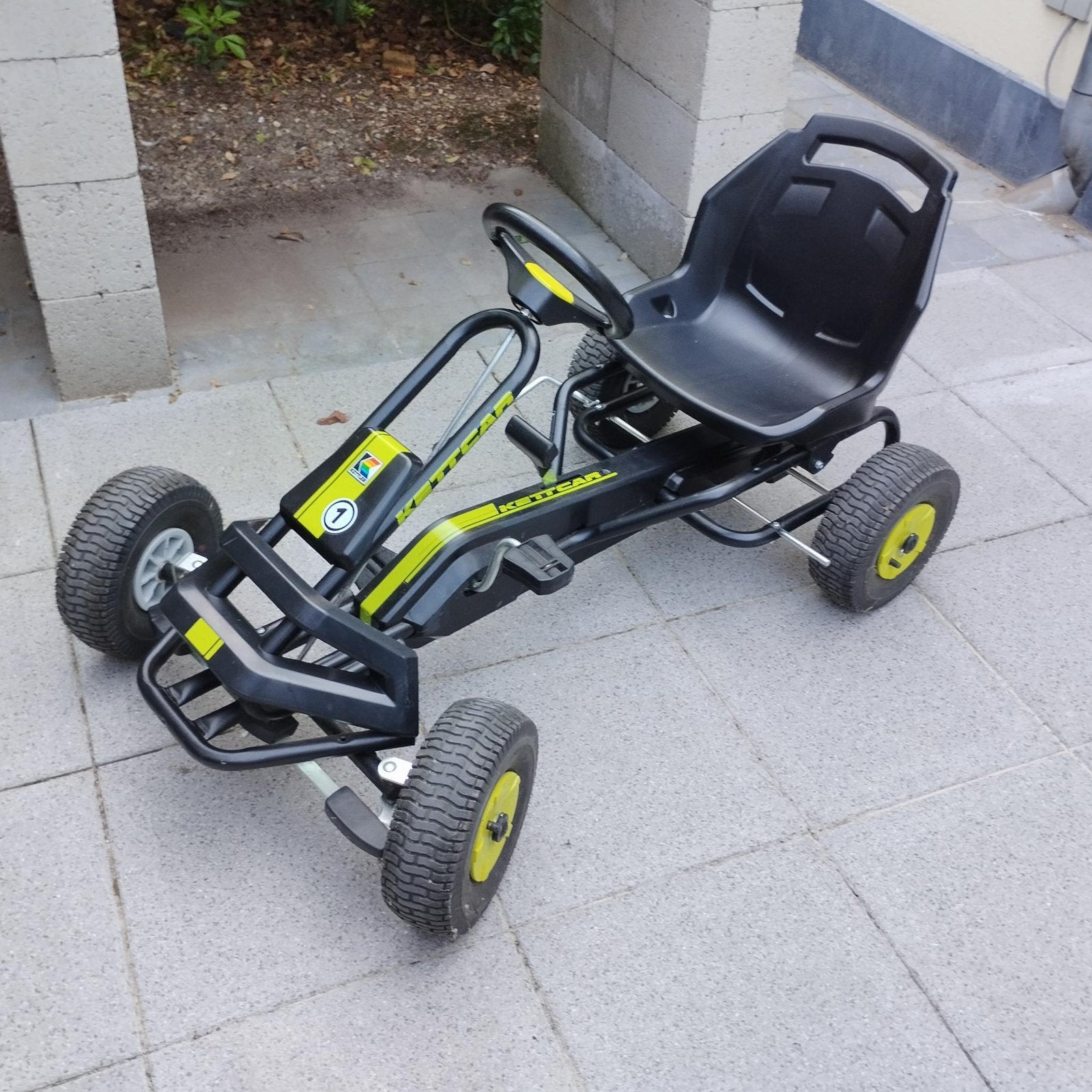 Kettler Gocart (Kettcar) – Zo goed als nieuw (Luchtbanden), Enlèvement, Comme neuf, Roue libre automatique
