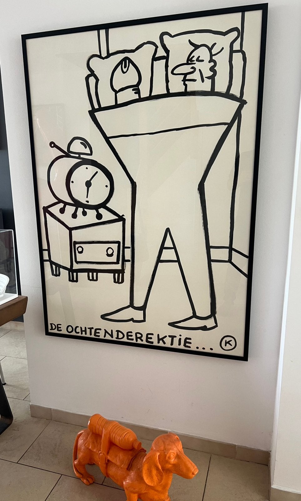 Kamagurka tekening, Enlèvement, Dessin