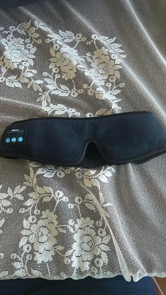 Slaapmakser met bluetooth, Ophalen, Eenpersoons, Zwart, Nieuw