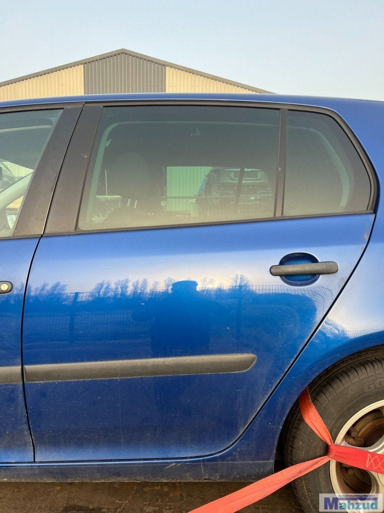 Porte arri re gauche pour VW Golf 5 bleue LC5J (2004-2009), Volkswagen, Volkswagen AG, Vw@volkswagen.de, Utilisé