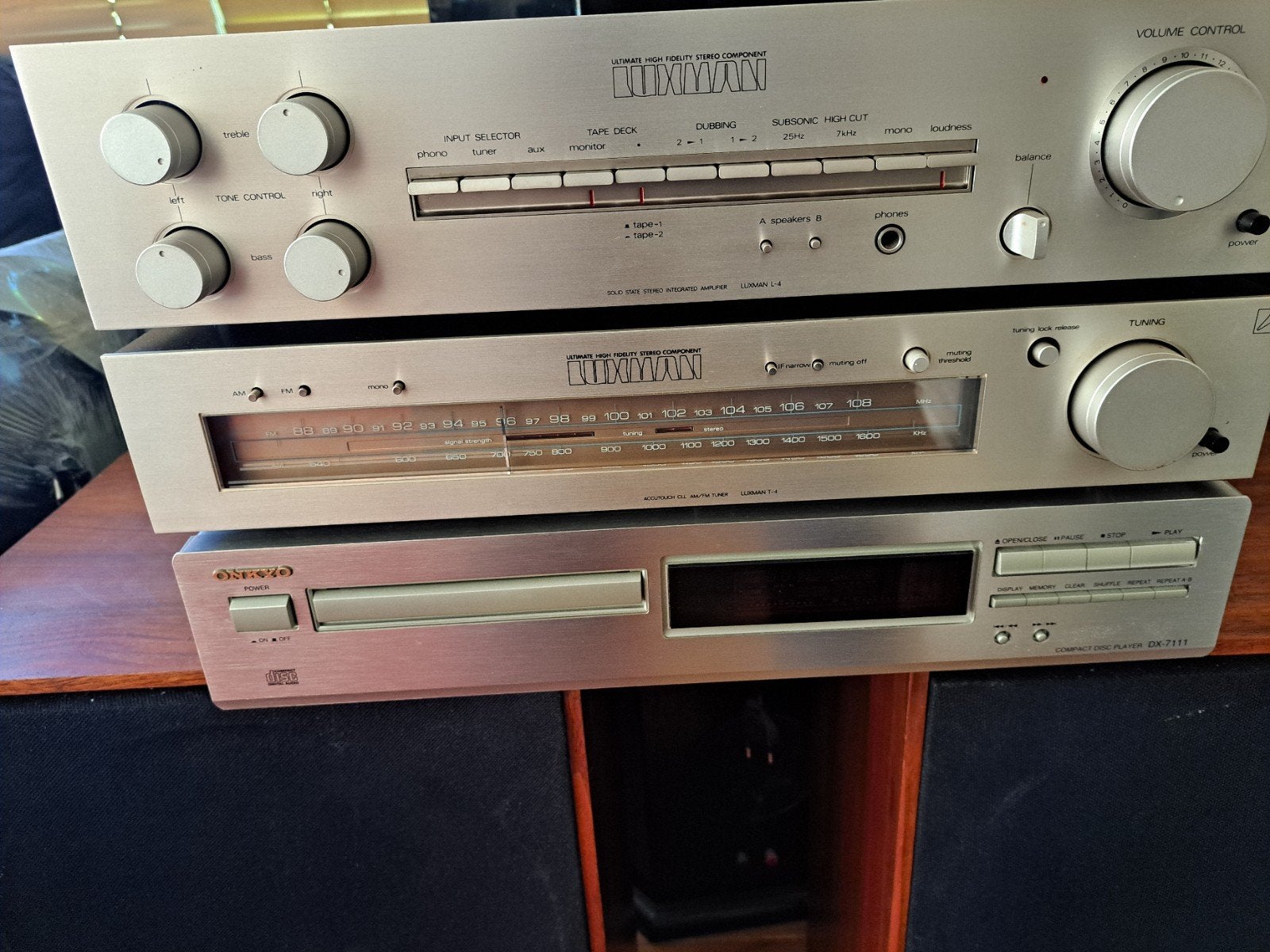 Chaîne hifi vintage luxman, TV, Hi-fi & Vidéo, Enlèvement, Lecteur CD