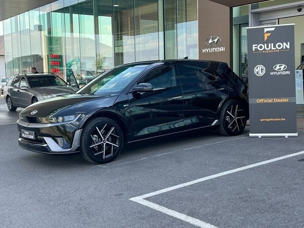 Hyundai IONIQ 5 84kWh Core Plus N Line, Auto's, Hyundai, Automaat, 229 pk, Zwart, 169 kW