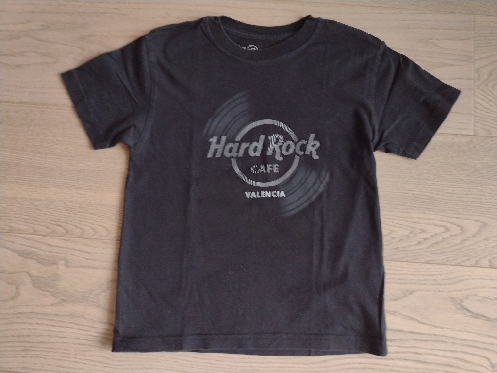 Kinder T-Shirt maat Small - HARD ROCK Café Valencia, Ophalen, Jongen of Meisje, Zo goed als nieuw, Hard Rock Café Valencia