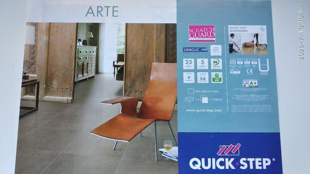 Quick step parket, Huis en Inrichting, Stoffering | Vloerbedekking, Nieuw, Parket, Beige, 50 tot 75 m², Ophalen