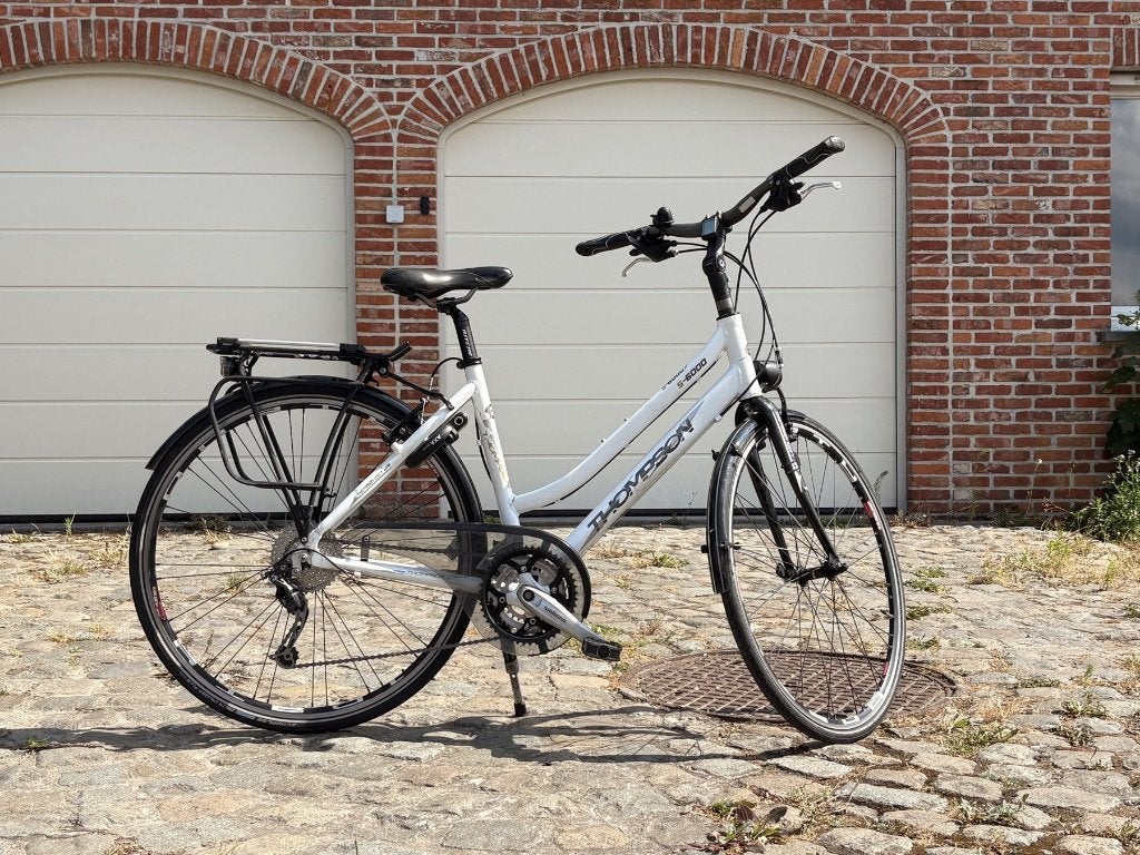 Thompson S-6000 damesfiets 49 cm - lage instap - gereviseerd, Fietsen en Brommers, Gebruikt, Velgrem, 47 tot 50 cm, Versnellingen