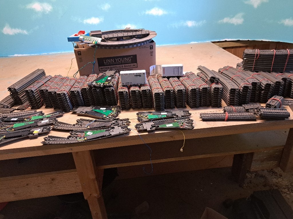 Marklin c trackset, Ophalen, Wisselstroom, Gebruikt, Rails