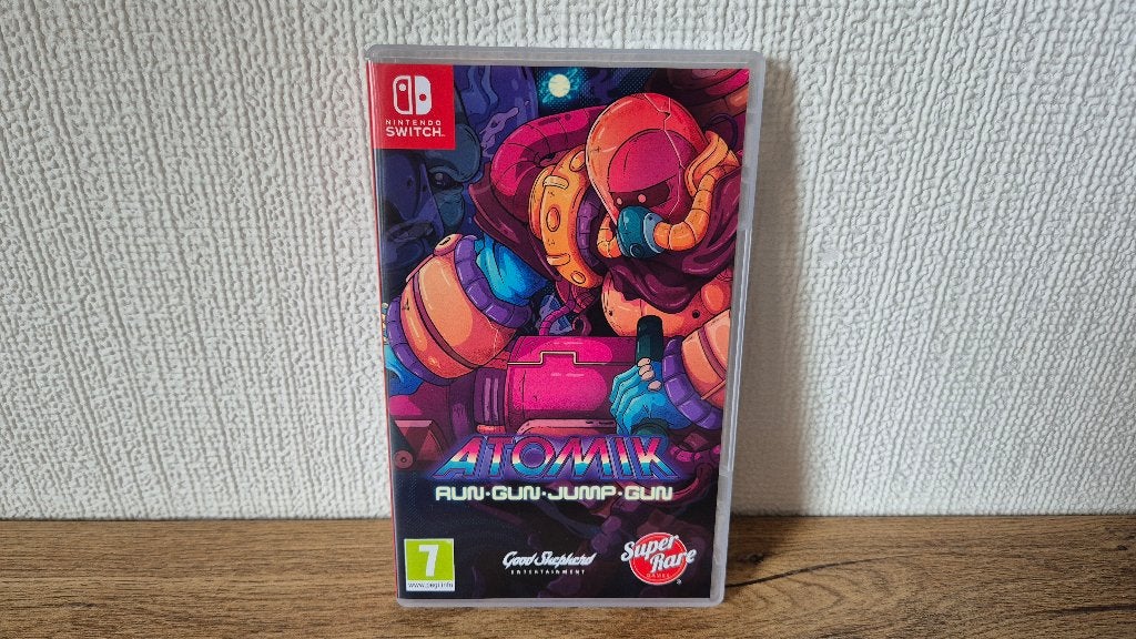 Atomik run gun jump gun super rare games nintendo switch, Ophalen of Verzenden, Zo goed als nieuw