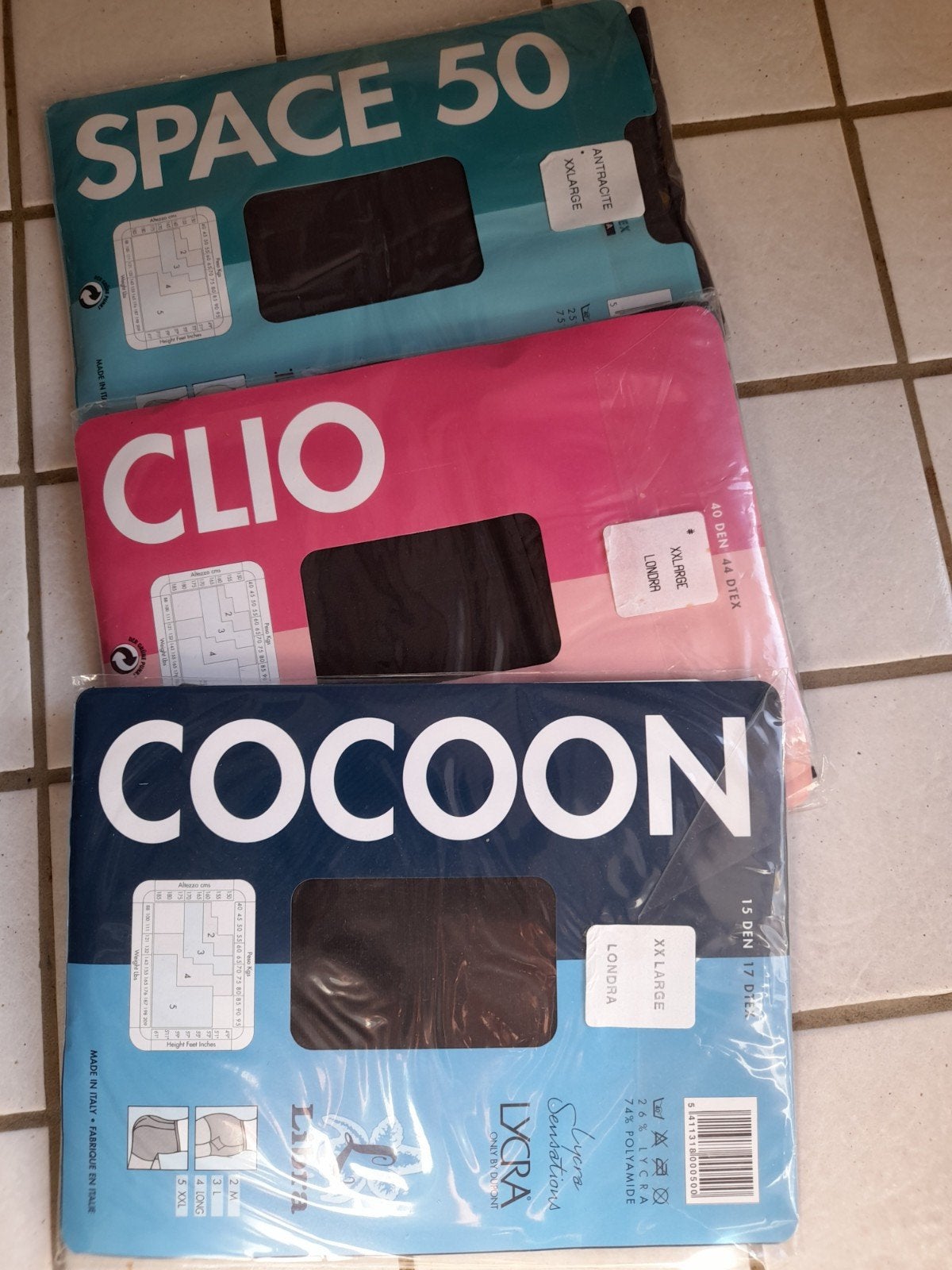 Nylonkousen, NIEUW,  XXL, Ophalen of Verzenden, Nieuw, Overige maten, Panty