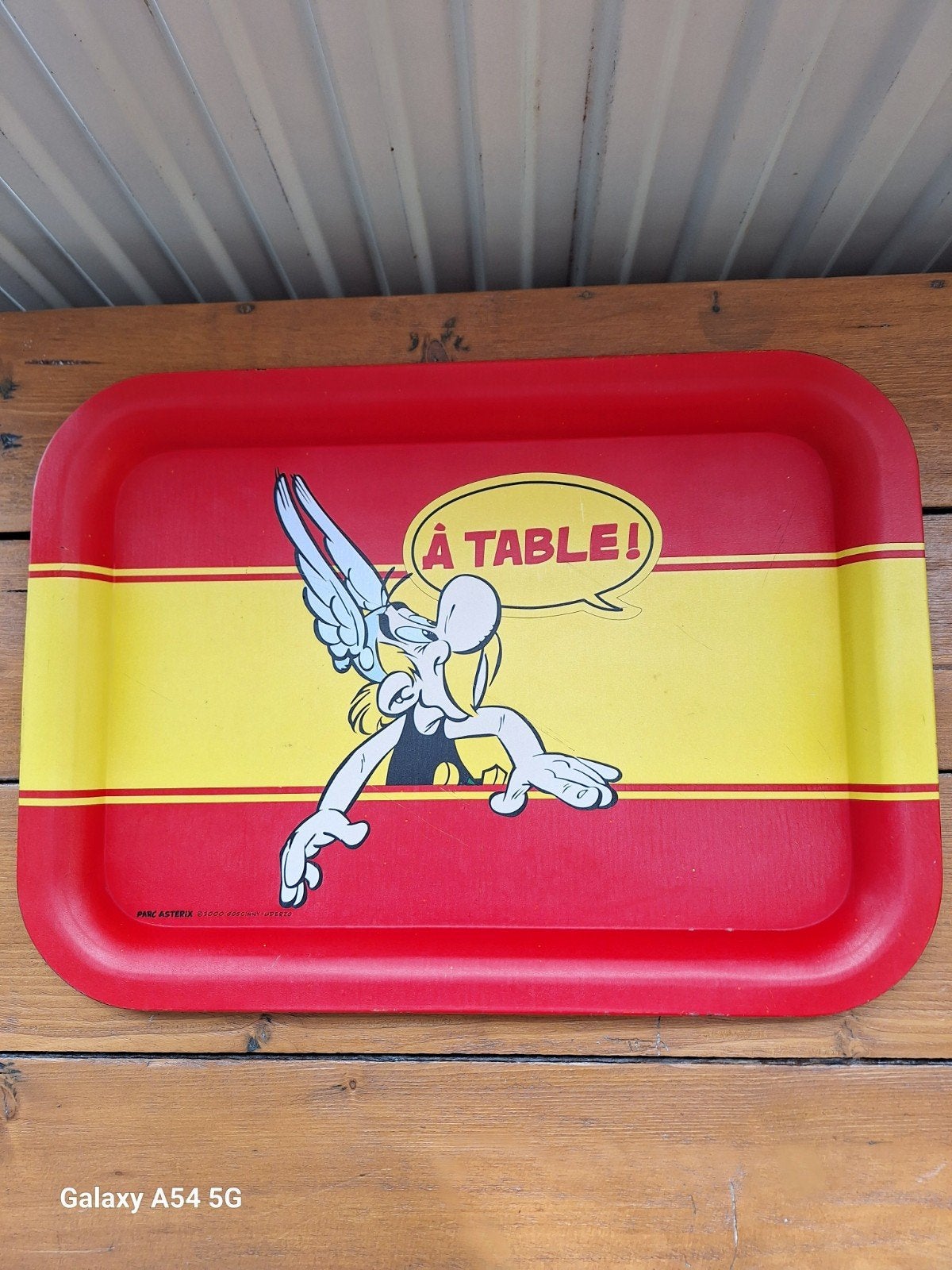 Asterix très joli plateau en métal, année 2000., Verzamelen, Stripfiguren, Ophalen of Verzenden
