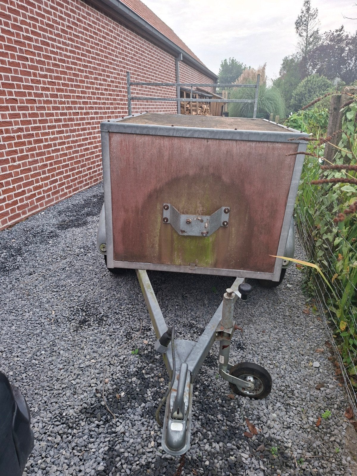 Aanhangwagen 2 honden, Ophalen, Gebruikt