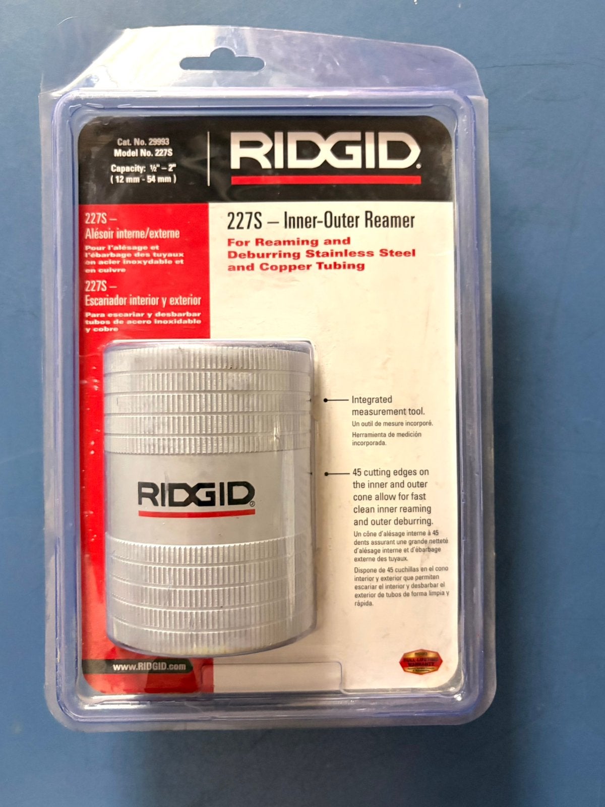 RIDGID 227S Pijpenontbramer, Doe-het-zelf en Bouw, Ophalen of Verzenden, Nieuw