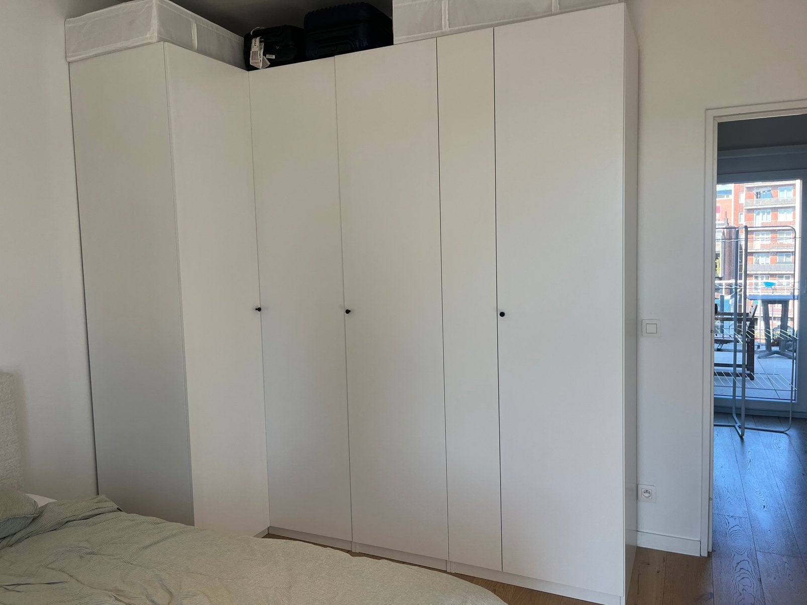 IKEA PAX kledingkast wit – zeer goede staat, Huis en Inrichting, Kasten | Kleerkasten, Ophalen