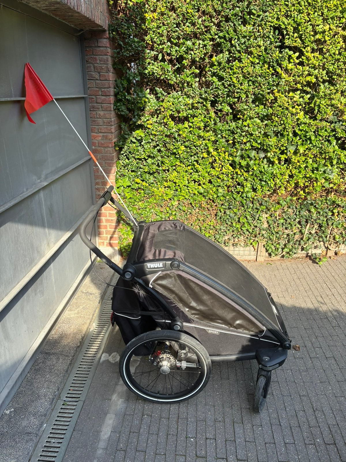Thule Chariot Sport 2 places, Ophalen, Gebruikt, Vering, Kinderkar