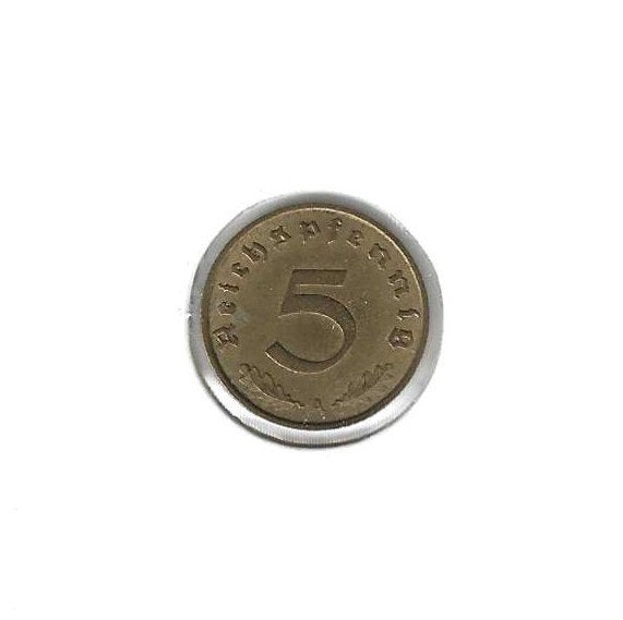 Duitsland, 5 Reichspfennig 1938 A., Postzegels en Munten, Munten | Europa | Niet-Euromunten, Ophalen of Verzenden, Duitsland, Losse munt