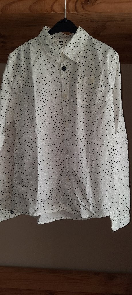 Mooie hemd Hema maat 146/152, Overhemd of Blouse, Ophalen of Verzenden, Zo goed als nieuw, Hema