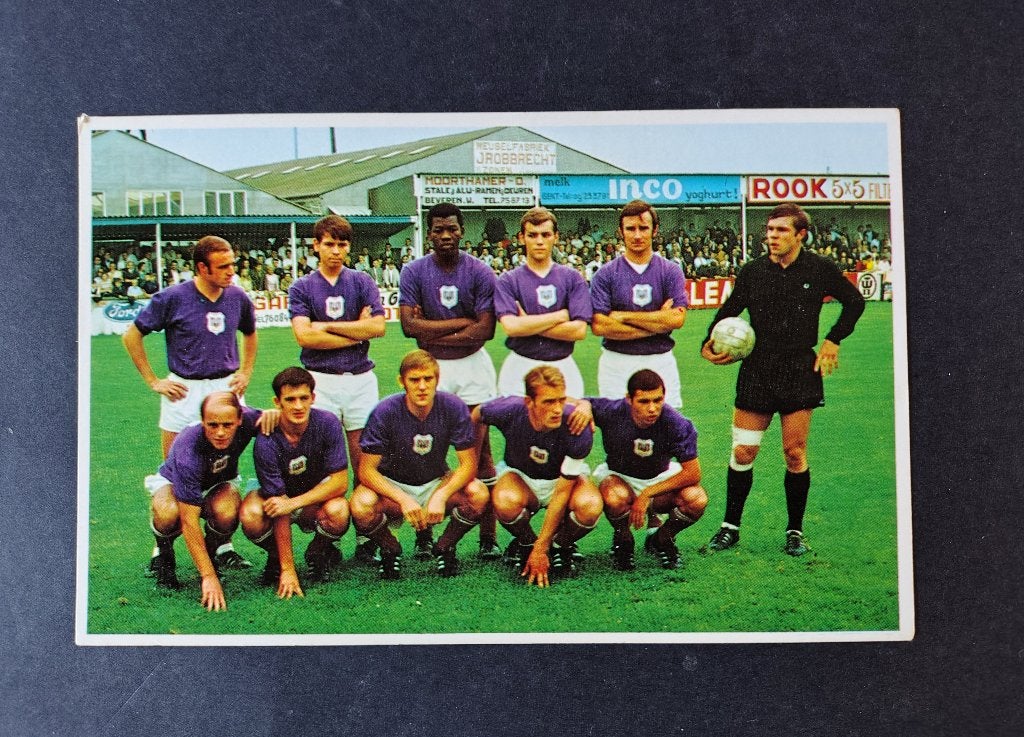 Anderlecht vintage postkaart, Verzamelen, Ophalen of Verzenden, Zo goed als nieuw, Poster, Plaatje of Sticker