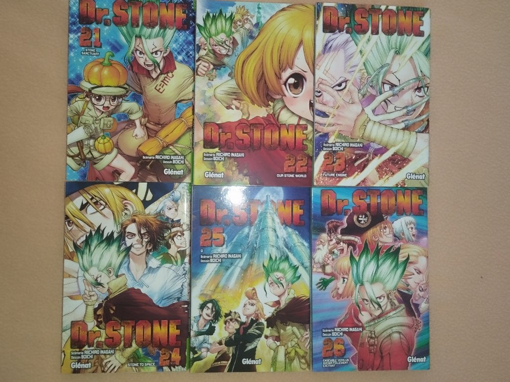 Lot Mangas Dr. Stone 21 à 26 (Fin de Série - Neuf), Série complète ou Série, Enlèvement, Neuf