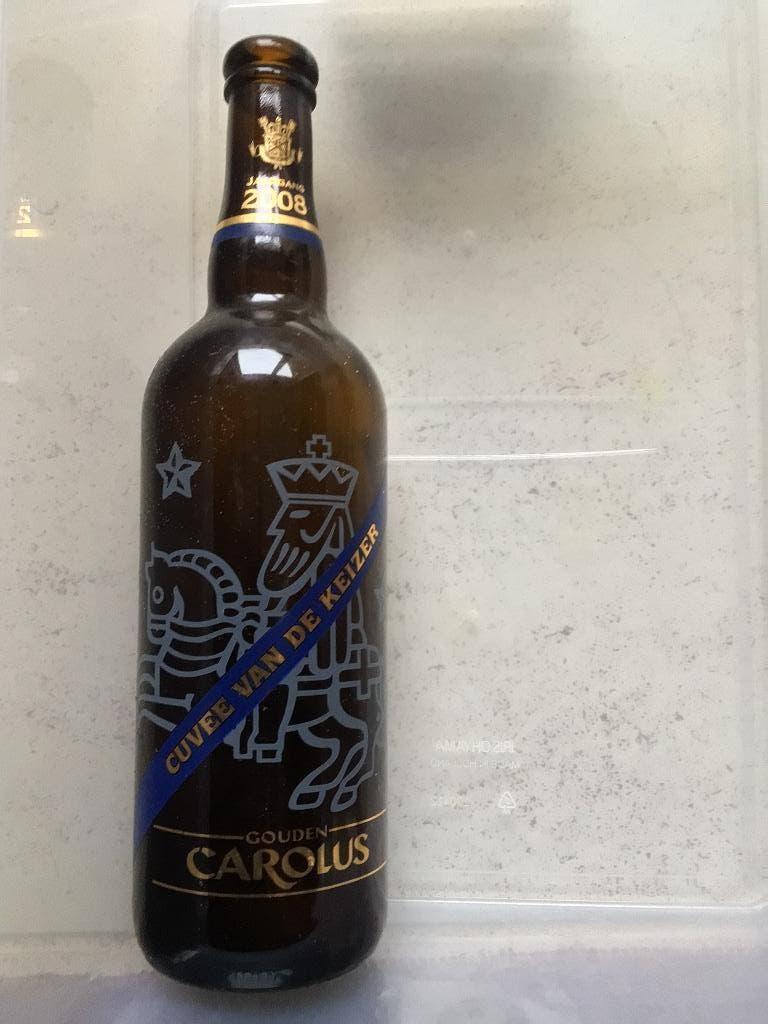1 lege gouden carolus cuvee van de keizer bierfles, Ophalen of Verzenden
