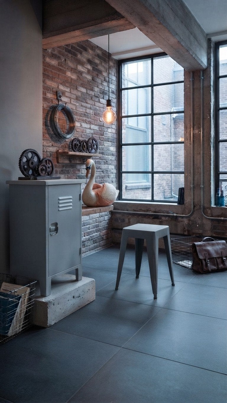 Armoire et tabouret industriels, Enlèvement
