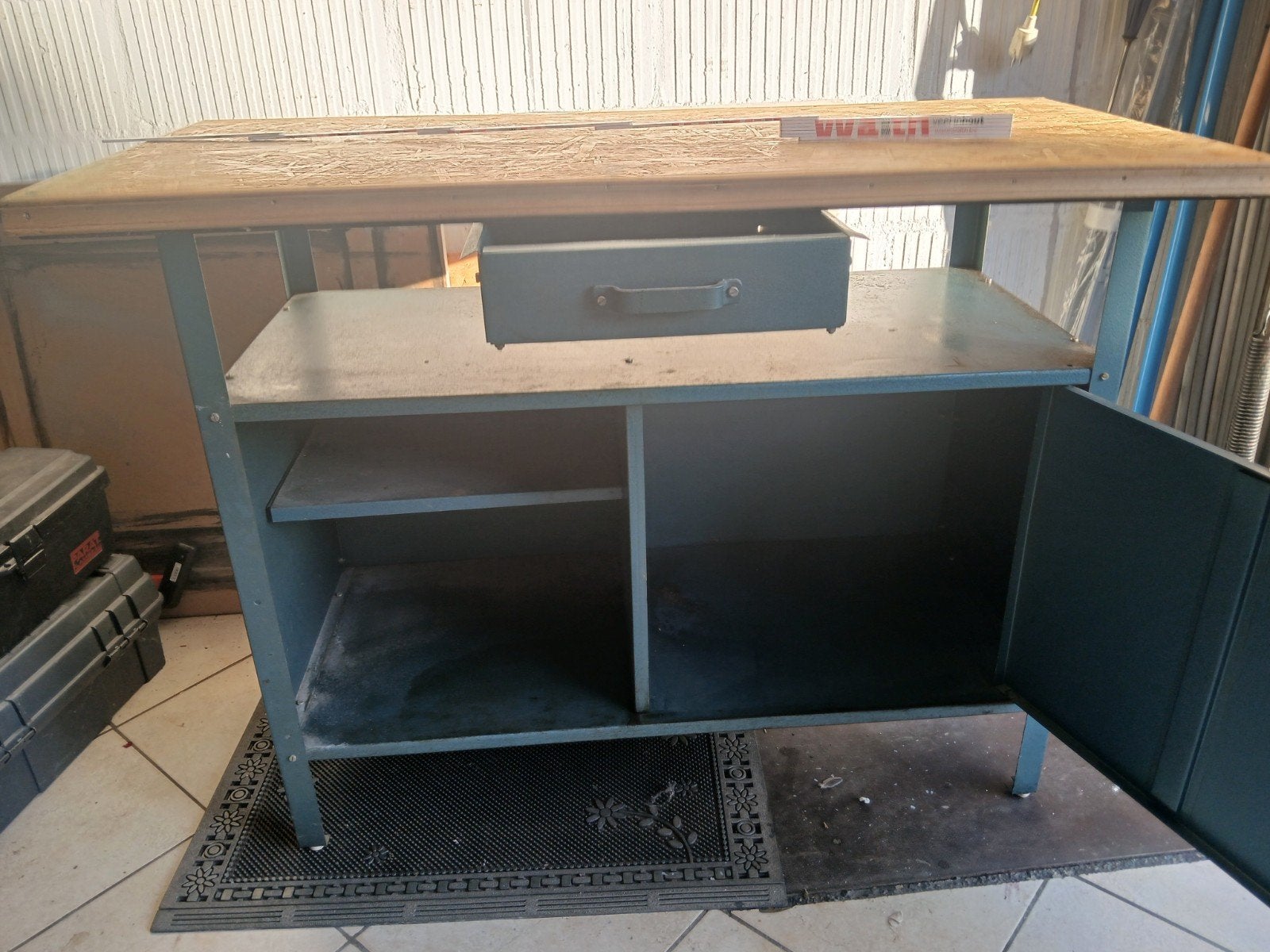 werkbank, Ophalen