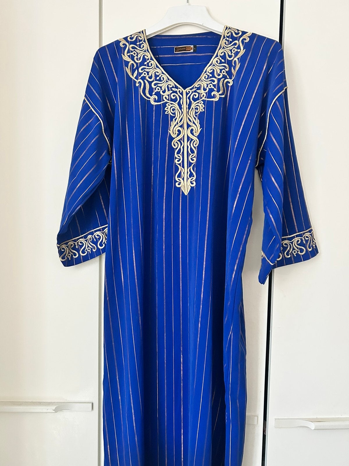 Gandoura, Kleding | Dames, Jurken, Blauw, Maat 42/44 (L), Ophalen of Verzenden, Zo goed als nieuw