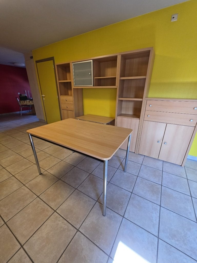 TV kast met wandkast, eettafel en 4 stoelen, Maison & Meubles, Armoires | Armoires murales, Avec tablette(s), 25 à 50 cm, 250 à 300 cm