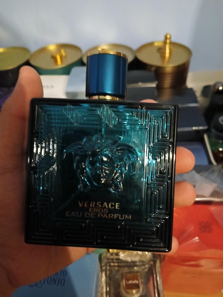 versace eros edp, Bijoux, Sacs & Beauté, Enlèvement ou Envoi, Utilisé