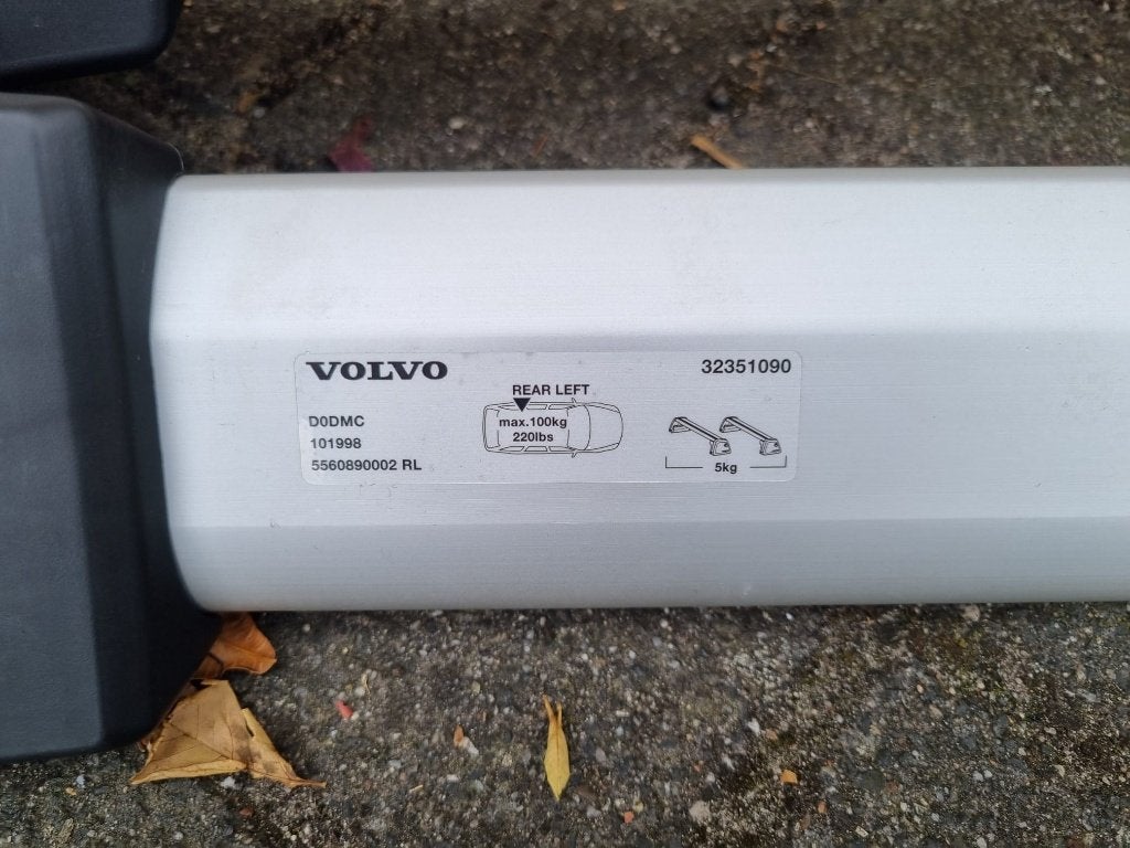 Volvo dakdragers, Ophalen, Zo goed als nieuw
