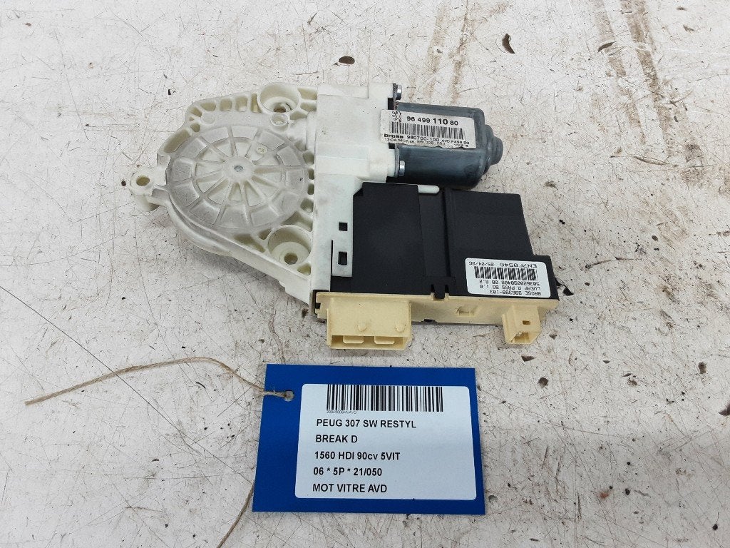 MOTOR RAAMMECHANIEK RECHTS VOOR 307 SW (3H) (9649911080), Auto-onderdelen, Gebruikt, Voor, Peugeot