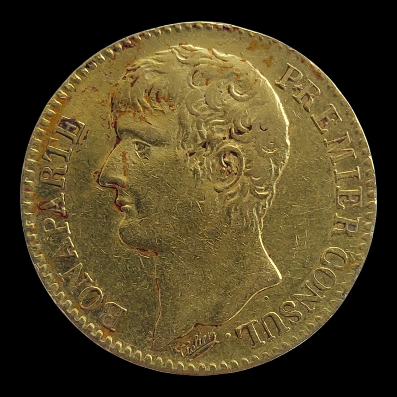 Piece de monnaie - France - Napoléon I - 40 Francs Or - An12, Timbres & Monnaies, Enlèvement ou Envoi, France, Monnaie en vrac