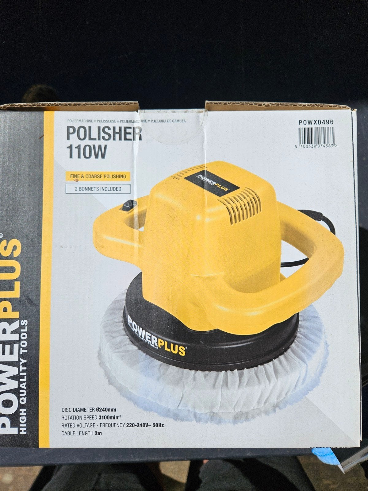Polisseuse neuve avec accessoires !, Autos : Divers, Produits d'entretien, Enlèvement