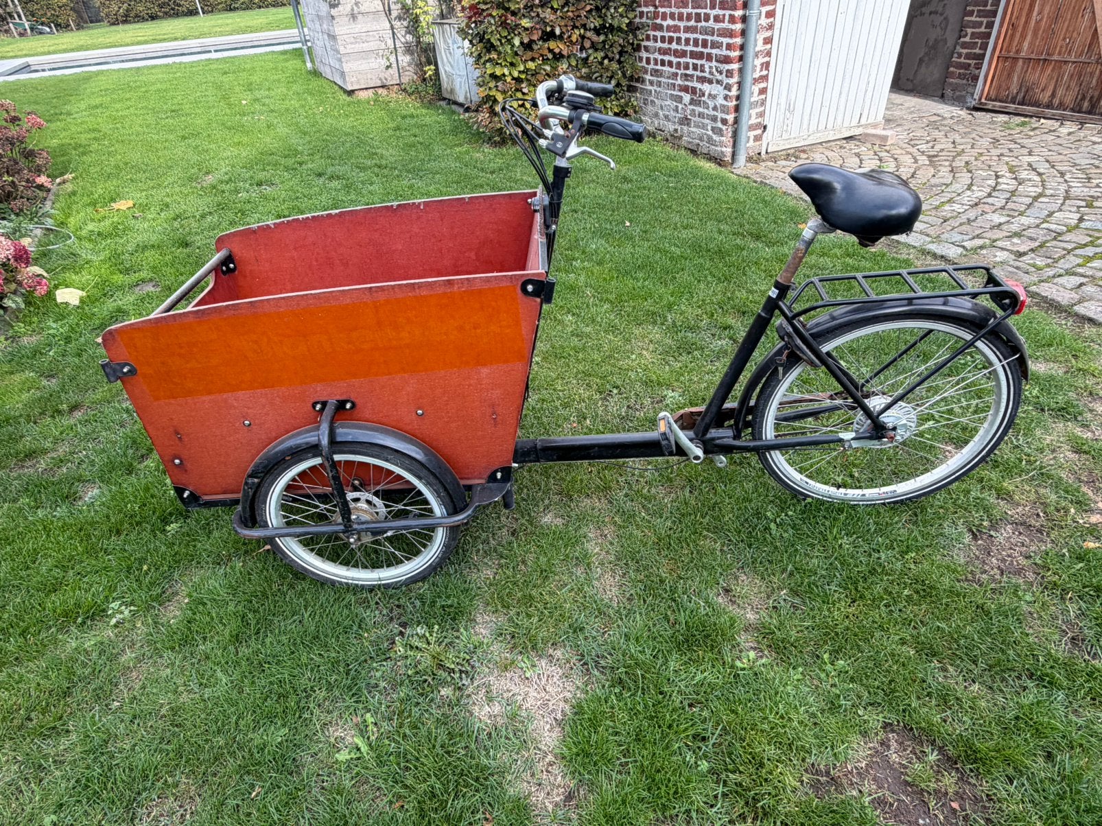 Babboe bakfiets, Fietsen en Brommers, Ophalen, Gebruikt