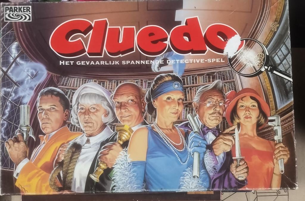 CLUEDO gezelschapsspel (vintage, compleet!), Enlèvement ou Envoi